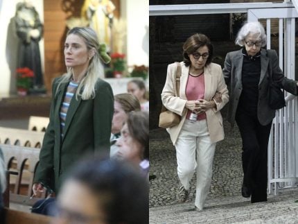 Famosos e familiares marcam presenca na missa de setimo dia