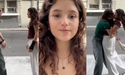 Filha de Sandra Annenberg posta video de beijao no meio