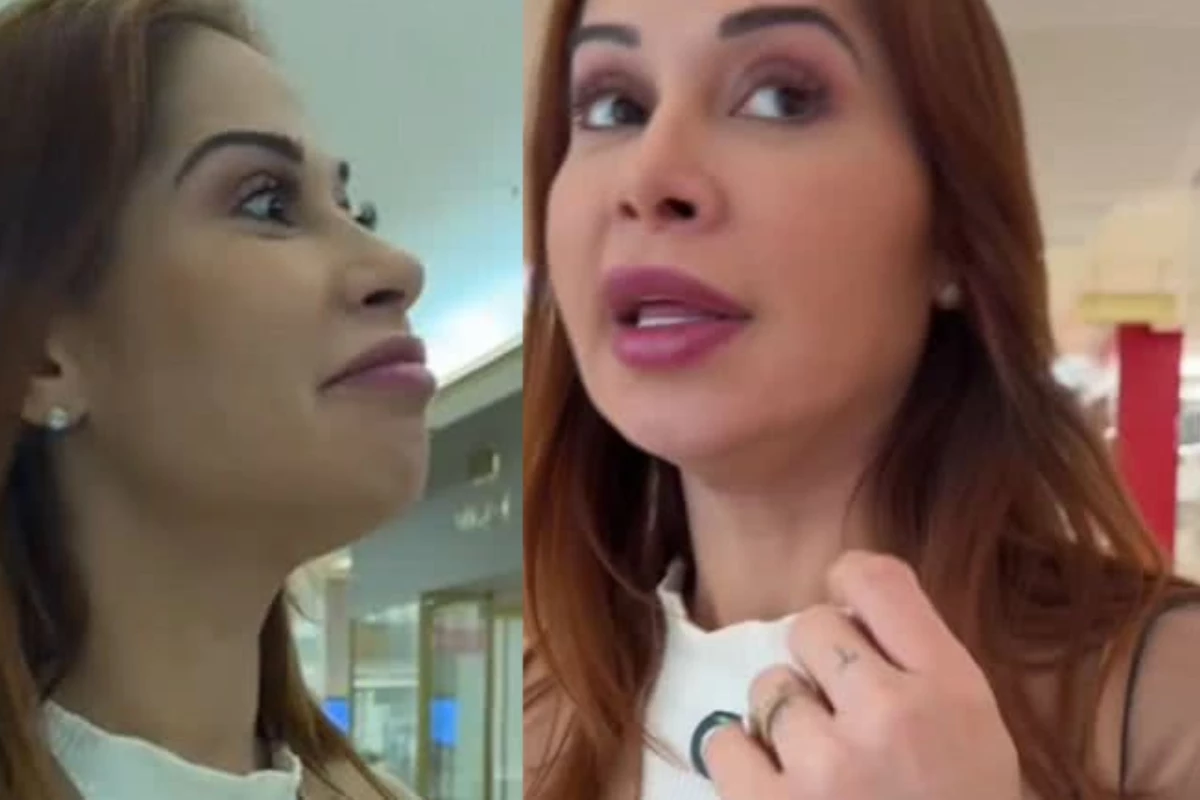 Gravida Maira Cardi denuncia atendimento grosseiro em loja de