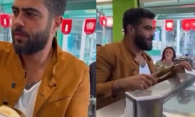 Henrique da dupla com Juliano e flagrado vendendo salgados apos