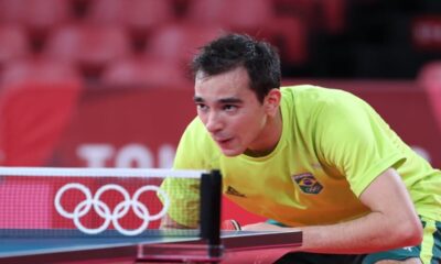 Impedido de viajar Hugo Calderano esta fora de importante torneio