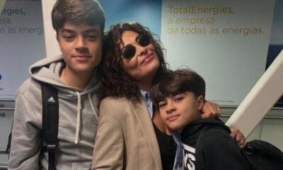 Juliana Paes celebra os 12 anos do filho cacula e