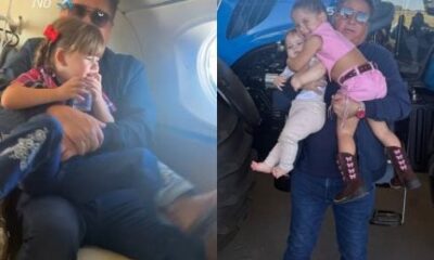 Leonardo e Poliana viajam com os netos para curtir dia