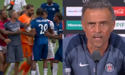 Luis Enrique respondeu jornalista sobre agressao contra brasileiro apos final