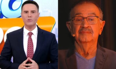 Luiz Bacci quebra o protocolo chama Persival ao palco e
