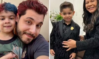 Murilo Huff e Dona Ruth (foto Reprodução Redes Sociais) 2