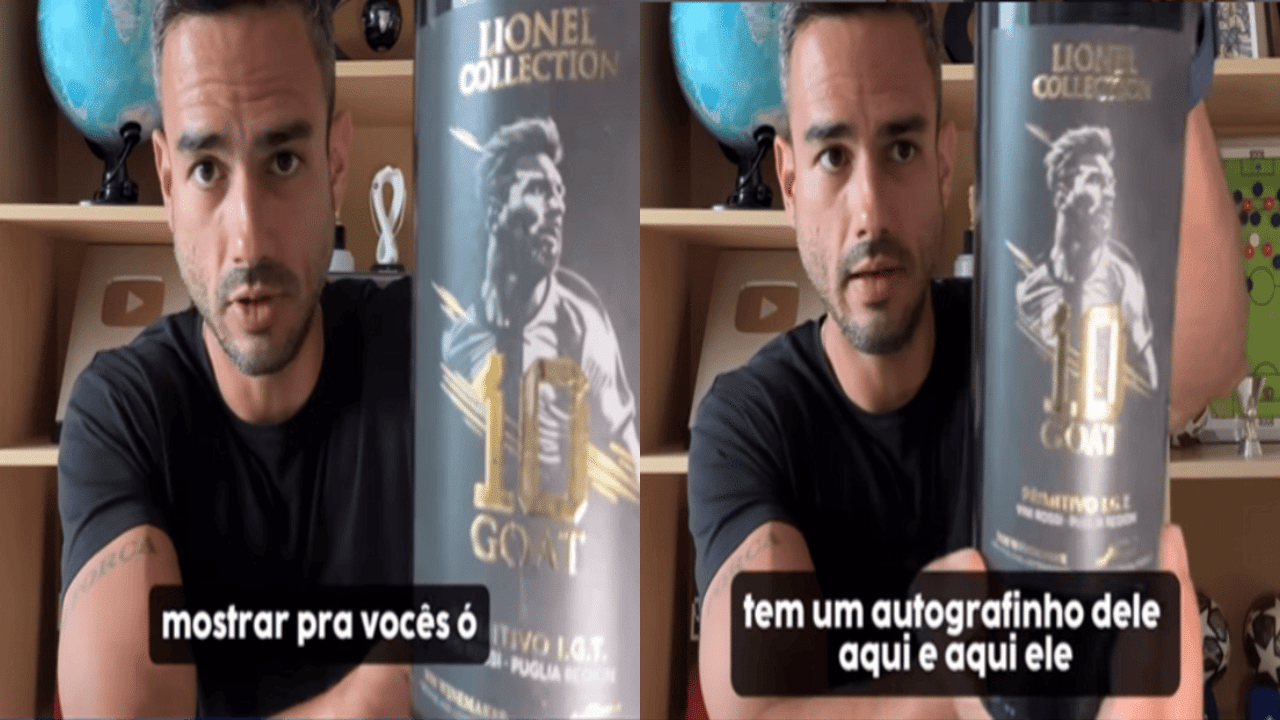 Marcelo Bechler, jornalista esportivo: “Esse vinho será o vinho da comemoração no dia que eu entrevistar o Messi de novo” 31 Marcelo Bechler jornalista esportivo Esse vinho sera o vinho da