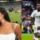 Modelo apontada como novo affair de Vini Jr assiste jogo