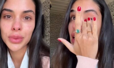 Munik Nunes se emociona ao ser impedida de circular com