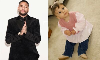 Neymar celebra o primeiro ano da filha Helena ao lado