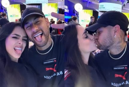 Neymar e Bruna Biancardi curtem vale night apos nascimento da