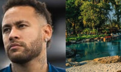 Neymar e seu lago particular de 1000 m² em Mangaratiba