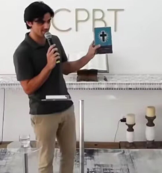 No ar em novela da Globo ator se torna seminarista