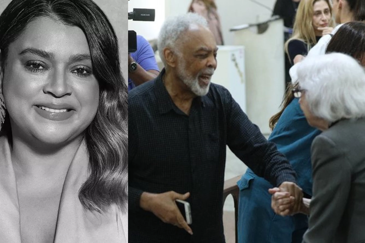 O gesto tocante de Fernanda Montenegro ao encontrar Gilberto Gil na missa de sétimo dia de Preta Gil 31 O gesto tocante de Fernanda Montenegro ao encontrar Gilberto Gil