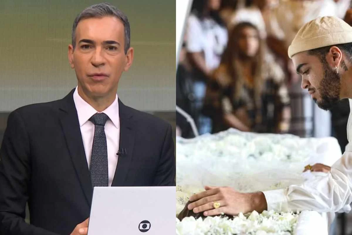 Palavras que saem da boca de Cesar Tralli durante cobertura