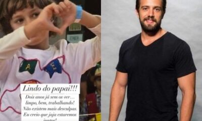 Rafael Cardoso lamenta distancia dos filhos Dois anos sem os