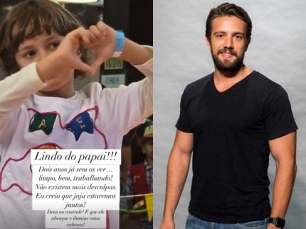 Rafael Cardoso lamenta distancia dos filhos Dois anos sem os
