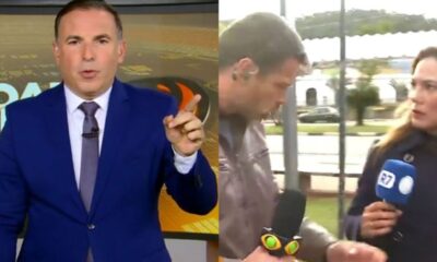 Reinaldo Gottino se revolta com cena de jornalista da Record