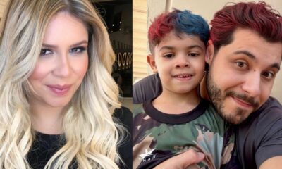 Marília Mendonça, Filho E Murilo Huff (foto Reprodução Redes Sociais)