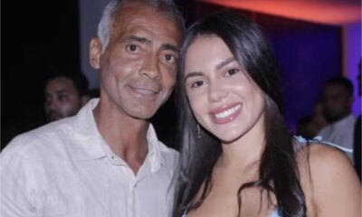 Romario engata romance com jovem 37 anos mais jovem e