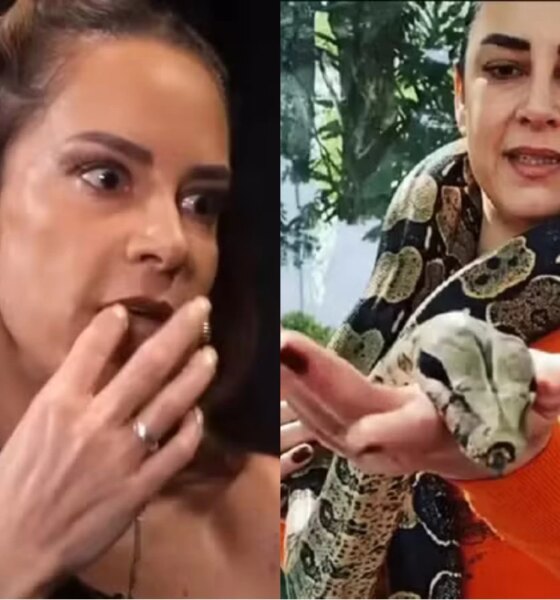 Silvia Abravanel expoe paixao por cobras e fala se ja