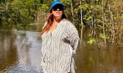 Tati Machado abre album de viagem com o marido acompanhada
