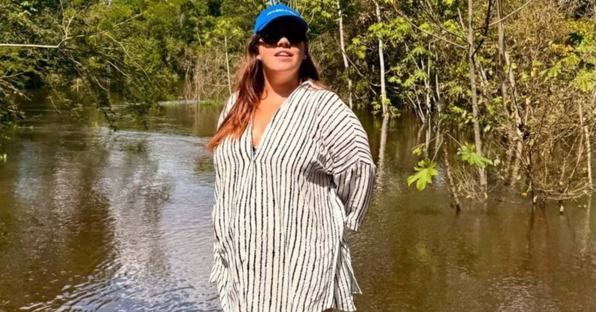 Tati Machado abre album de viagem com o marido acompanhada