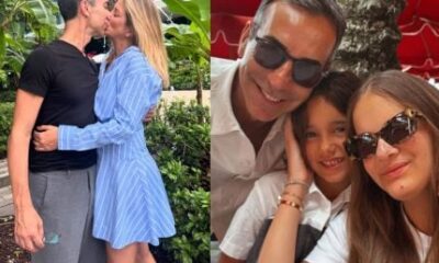 Ticiane e Tralli encerram as ferias em Miami com as