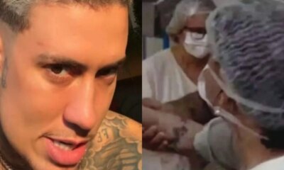 Vaza video em que MC Daniel puxa fotografa a forca