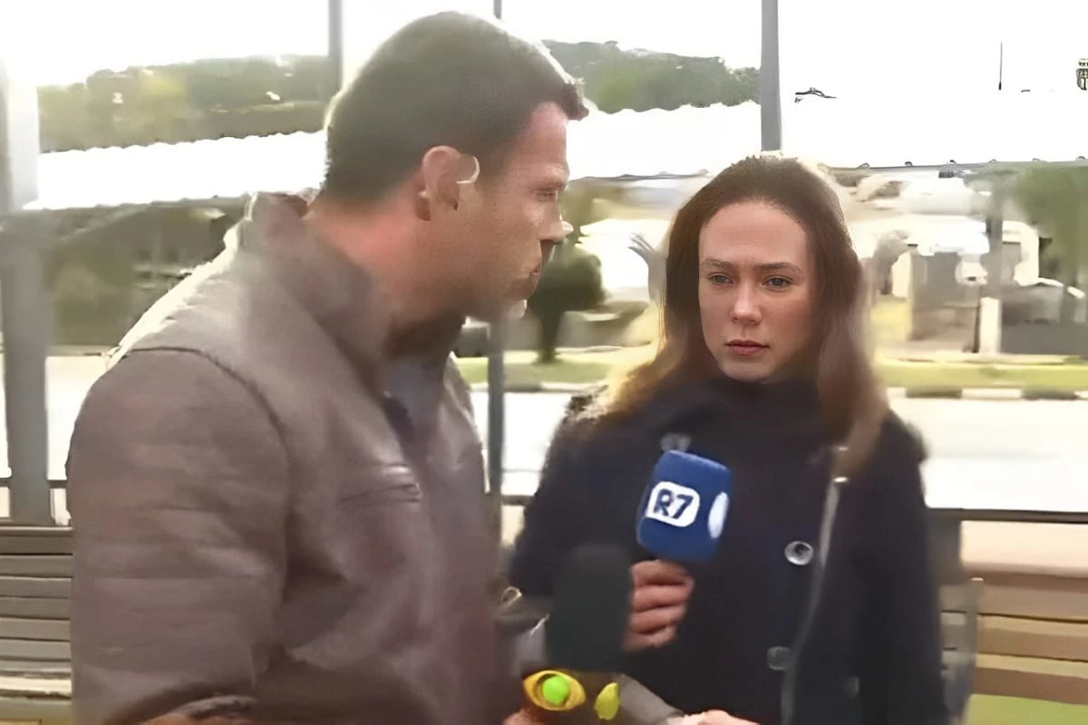 Video mostra reporter da Band agredindo jornalista da Record em