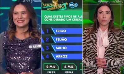 Voce acertaria Participante tropeca em pergunta sobre alimentos no Show