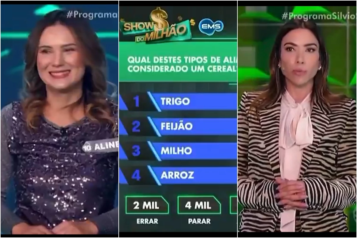 Você acertaria? Participante tropeça em pergunta sobre alimentos no Show do Milhão 31 Voce acertaria Participante tropeca em pergunta sobre alimentos no Show