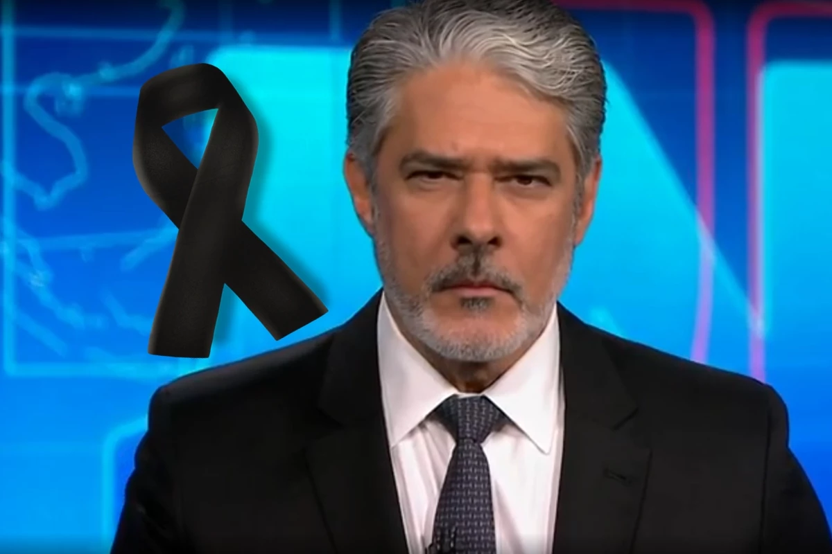 William Bonner da triste noticia ao Brasil e anuncia ao