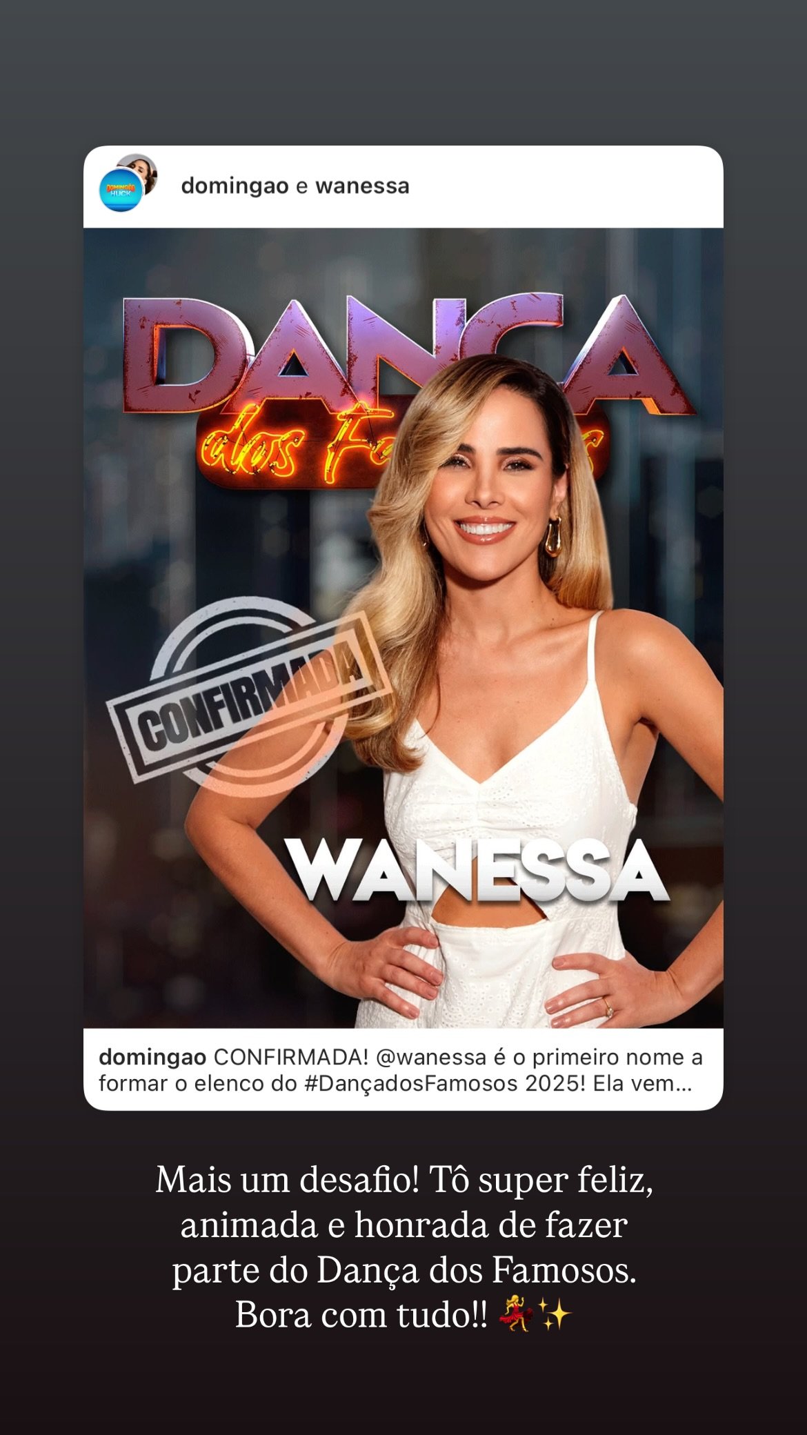 Crédito: Reprodução Instagram @wanessa