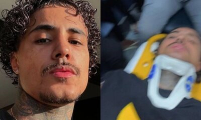 Apos acidente de moto e perfuracao do pulmao MC Livinho