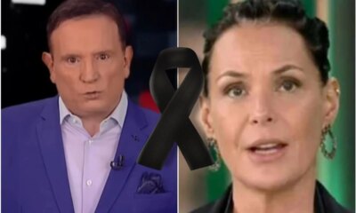 Carolina Ferraz e Cabrini anunciam ao vivo na Record o