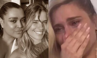 Emocionada Carolina Dieckmmann desaba apos receber heranca deixada por Preta