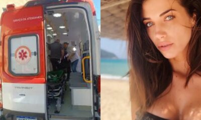 Gravida esposa de jogador e atacada em praia e precisa
