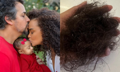 Lucy Ramos relata queda de cabelo no pos parto e pede