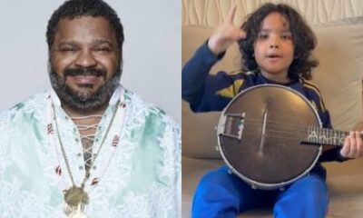 Neto de Arlindo Cruz prestar homenagem emocionante ao avo Virou