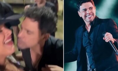 Video Zeze Di Camargo surge tentando dar beijo em fa