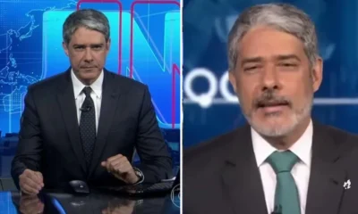 William Bonner e substituido as presas no Jornal Nacional