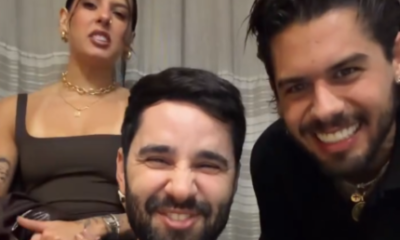 Ana Ze e amigo da cantora postam videos juntos apos