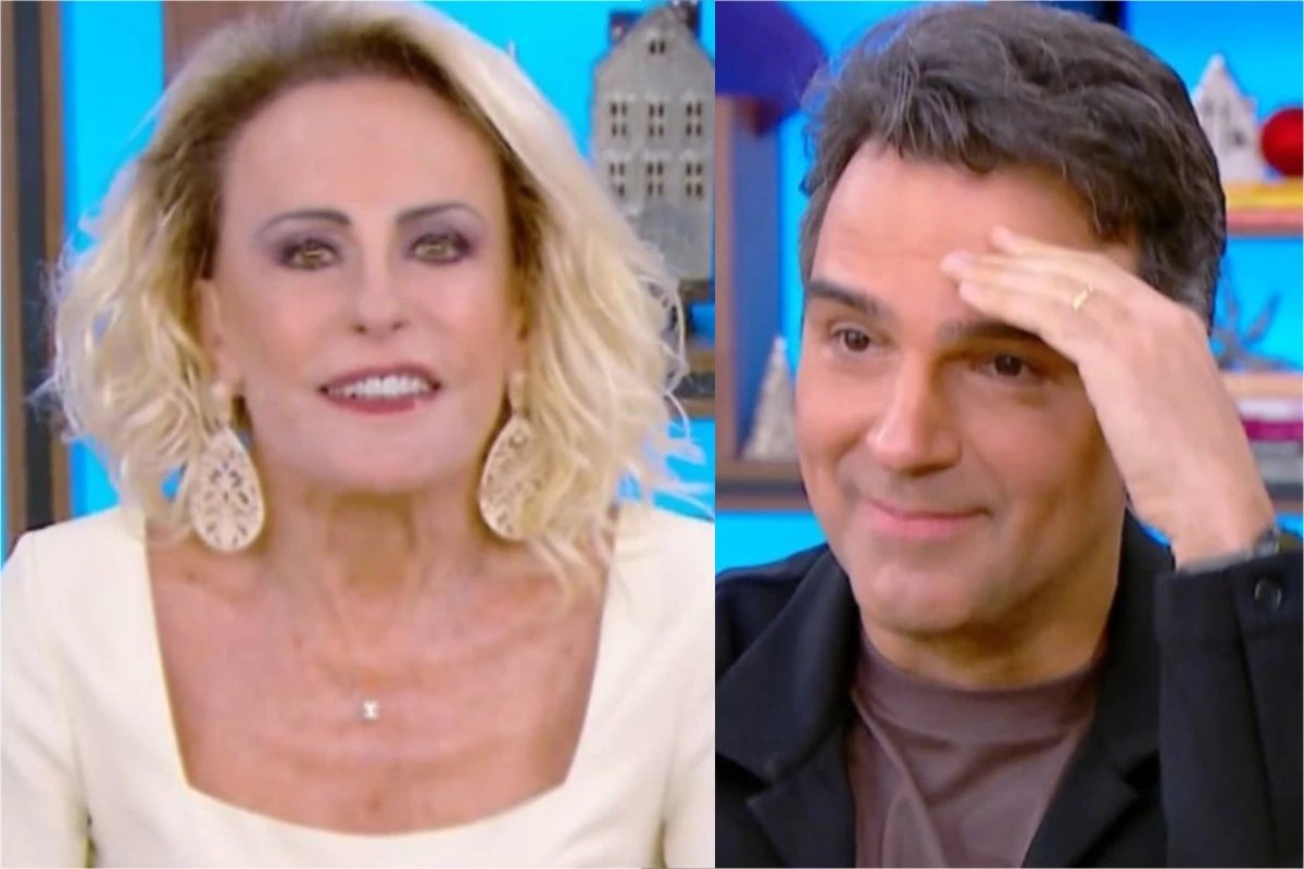 Ao vivo Ana Maria Braga revela que Tadeu Schmidt passou
