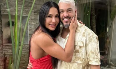 Apesar de separados Gracyanne expoe parte do corpo de Belo