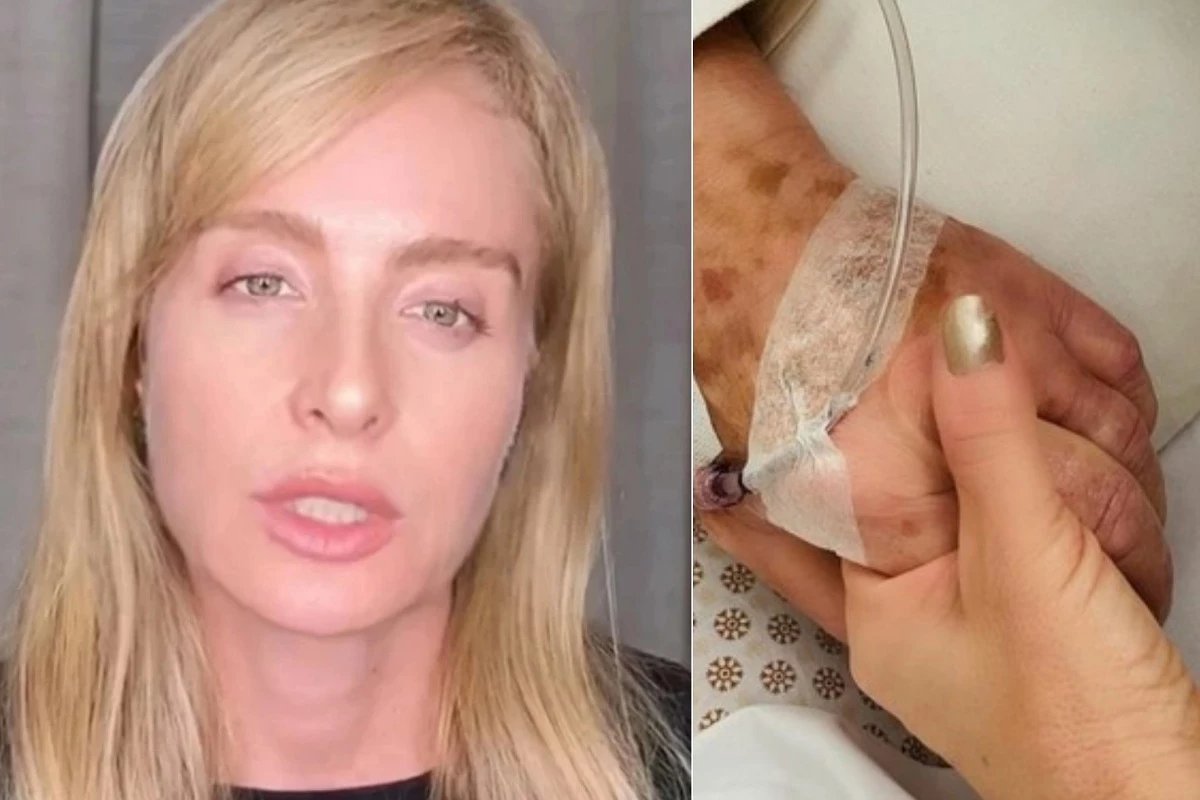 Apos AVC Angelica revela que o pai ‘esta indo embora