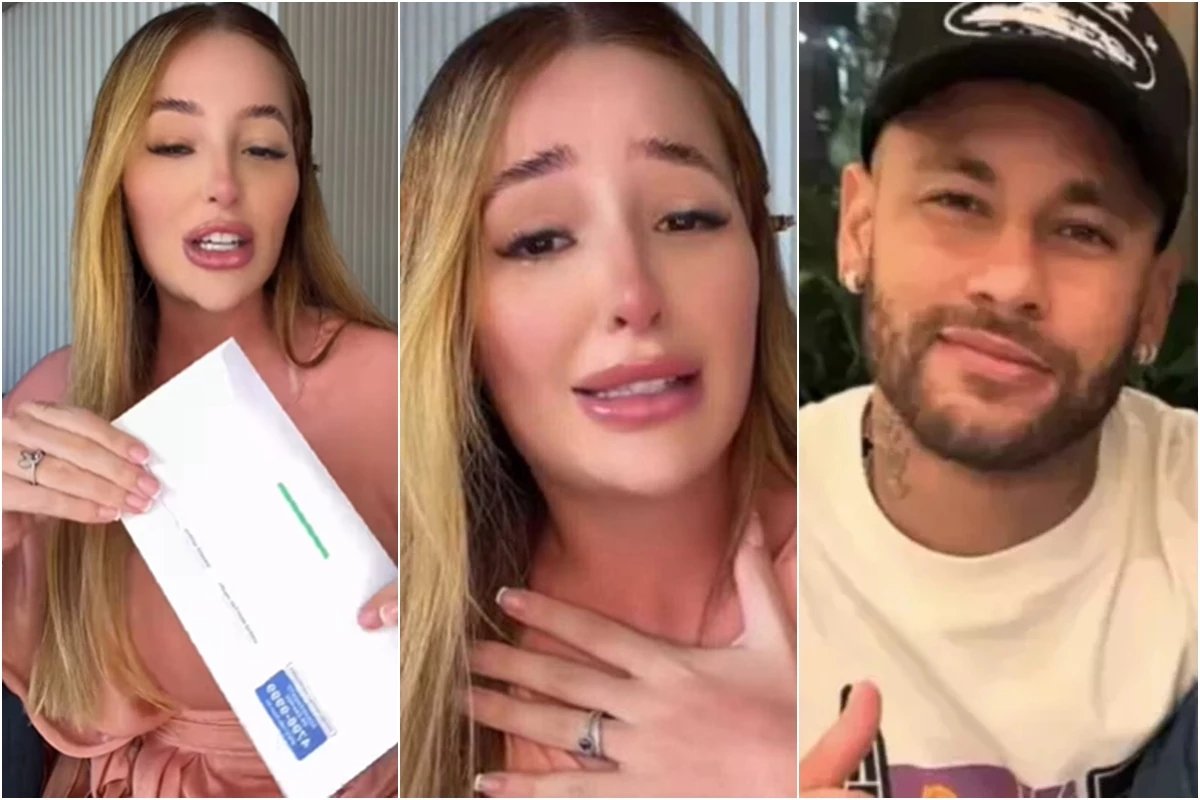 Apos caso com Neymar modelo abre exame de DNA da