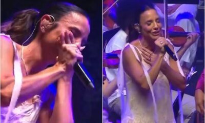Apos fim do casamento Ivete Sangalo chora em show ao