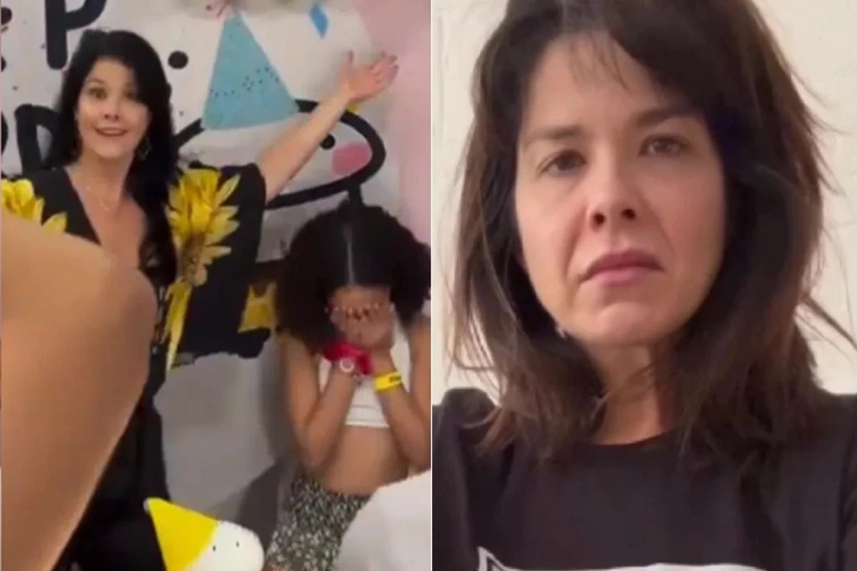 Apos gritar e assustar as filhas com descontrole Samara Felippo