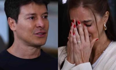 Apos ocorrido parte da perna da esposa de Rodrigo Faro